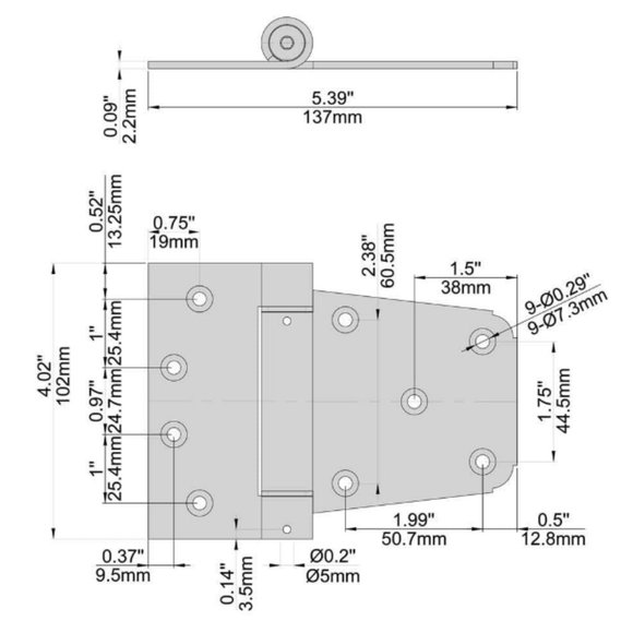 Everbilt Other Lot Of 2 Everbilt Matte Black Steel Selfclosing